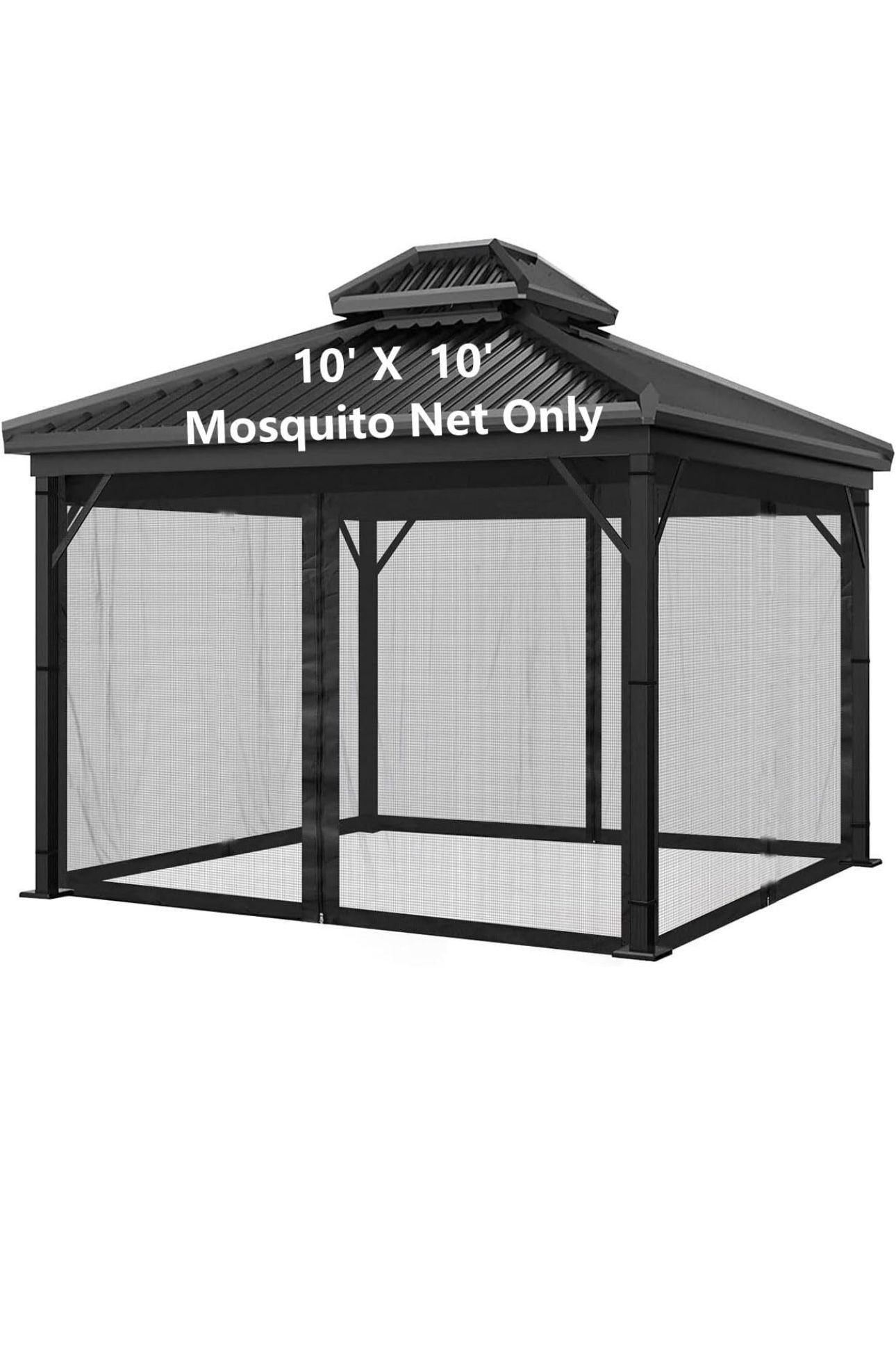 Mosquito Net for for 10 x 10 Gazebo