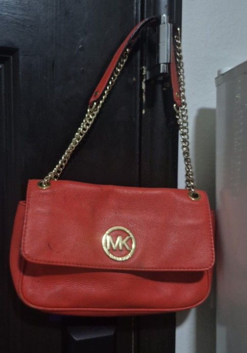 Mk Purse Red
