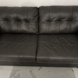 leather couch 