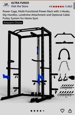New Ultra Fuego Multi-Functional Power Rack Cage
