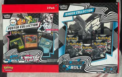 Pokemon TCG: Black Bolt Binder + Poster Collection Sam's Club Bundles
