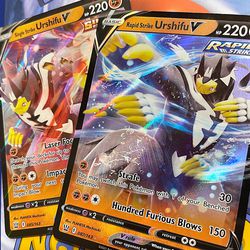 Pokémon Cards Bundle RARE Urshifu V Battle Styles 2-Card Bundle! [HOLO, V] ✨
