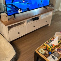 White IKEA TV Stand