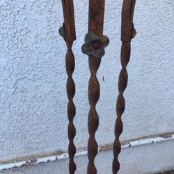 Vintage Twisted Metal Plant Stand