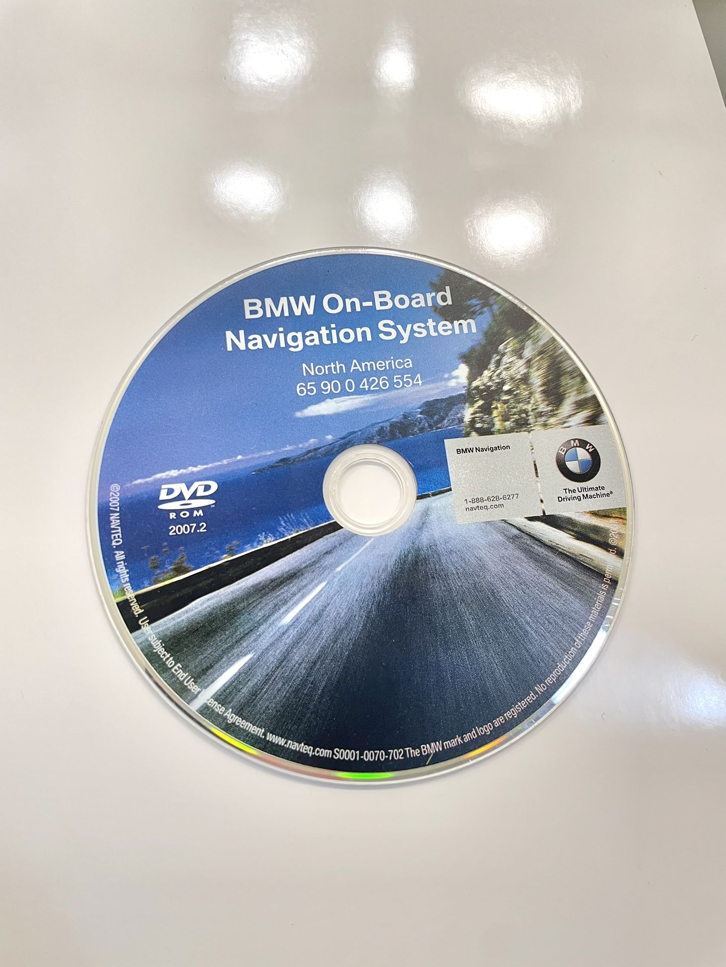 BMW NAVIGATION DISC 2007