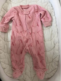 Baby Girl Fleece Pajamas