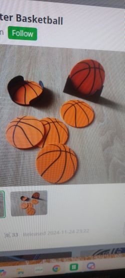 Basket Ball Coaster 