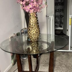 Modern Glass Dining Table, NEED GONE BY 12/5/25