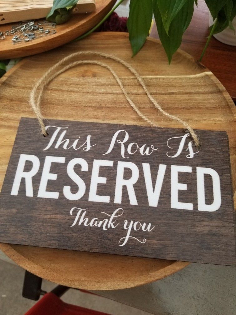 Wedding Sign