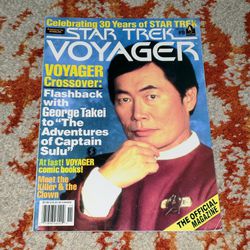 Nov. '96 Star Trek Voyager Magazine George Takei Cover [K4]