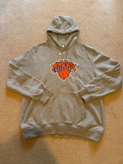 Nike New York Knicks NBA Officially Licensed Gray Pullover Hoodie Sweatshirt XL