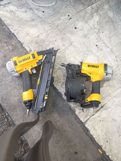 DeWalt Pneumatic Nail Gun Pair