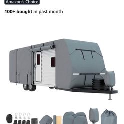 NIB Travel Trailer RV Cover, Extra-Thick Upgraded 7 Layers for Camper Cover 24'-27' $150 Cash Firm
