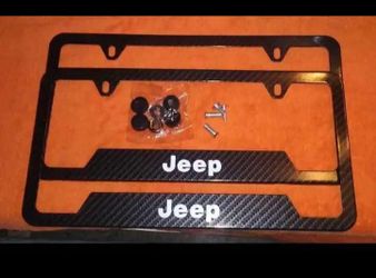 2pc License Plate Frames ($15ea 2pc/ new)