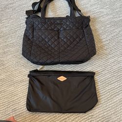 MZ Wallace Women's Black Large Metro Box Tote