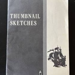 1940 Glass and China "Thumbnail Sketches" Reference Book