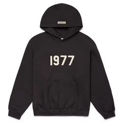 XS M L Essentials Fear Of God Stretch Limo Black Hoodie