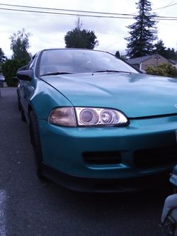 Civic retro fit projector headlight