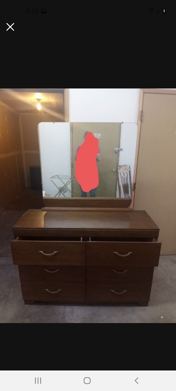 6 Drawer Dresser With Mirror