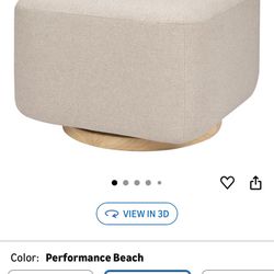 Babyletto Kiwi Gliding Ottoman for Nursery - NEW