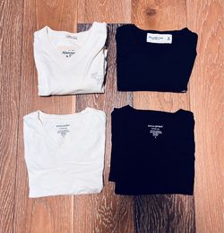 Abercrombie & Fitch and Banana Republic V-Neck T-Shirts