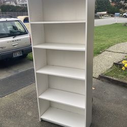 Ike’s Bookcase, 4 Shelves, 3 Adjust, Good Condition, Delivery
