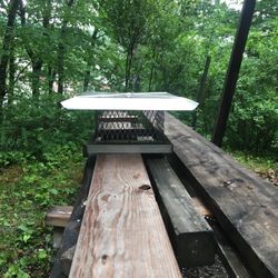 Chimney cap, stainless steel, 14 x 14”