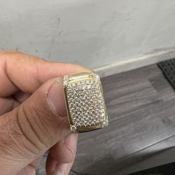 14 K Gold To Craft Natural Diamond VVS 1 G Color