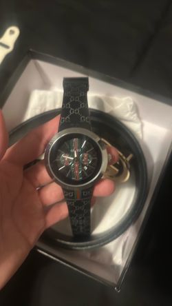 gucci watch/belt