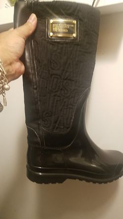 sz8 marc jacobs rain snow boots used blk if up i hve thm