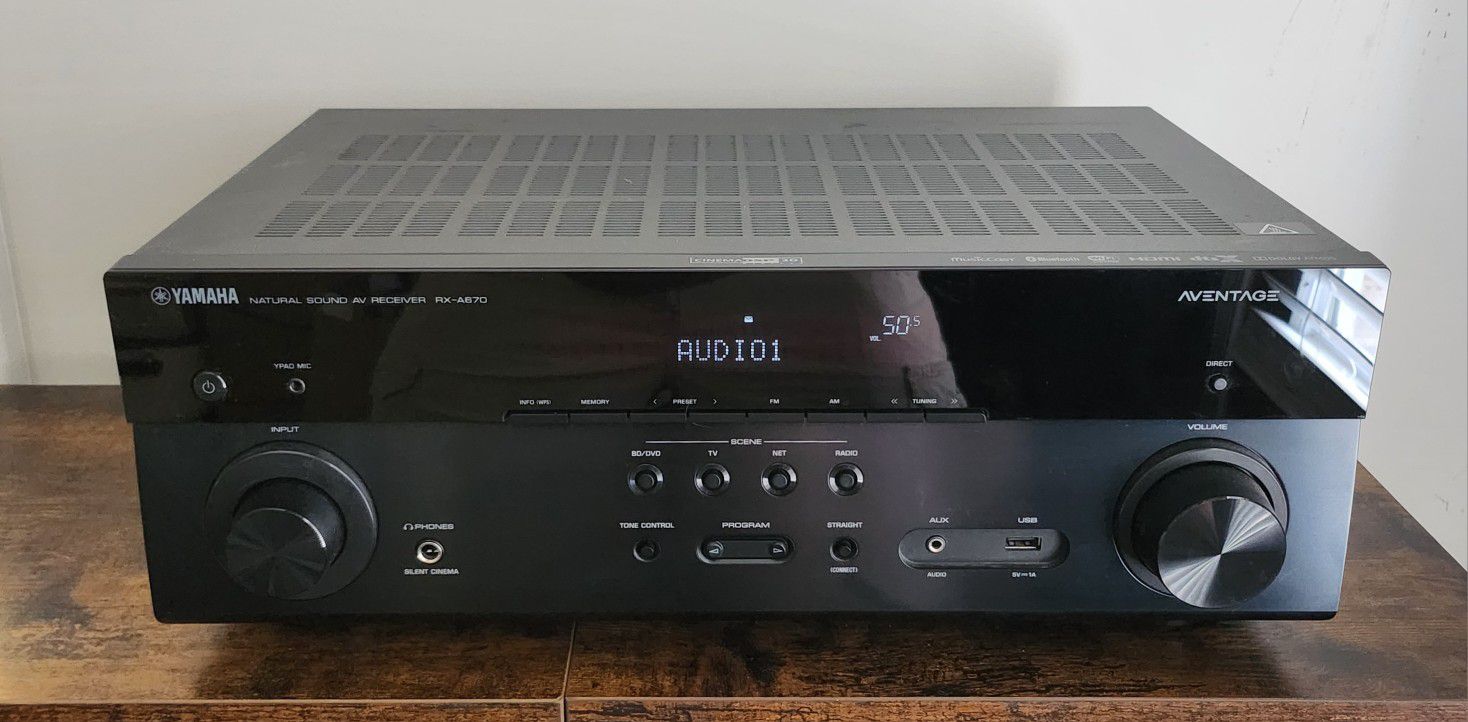 Yamaha RX-A670 eceiver Dolby,DTS, ATMOS
