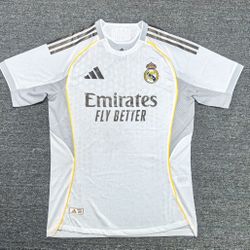New Real Madrid Home Jersey 25/26 All Sizes S-2Xl