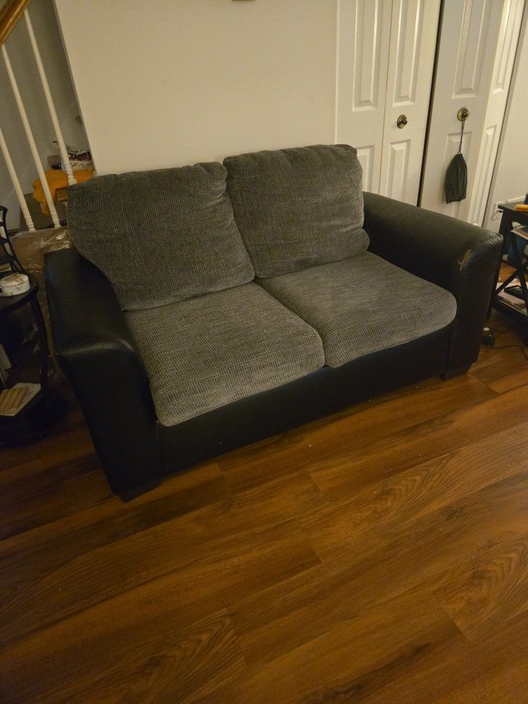 Gray And Black Sofa
