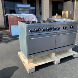 60 inches Hot plate Broiler Oven Range NSF CD-R6-24CB
