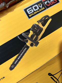 Dewalt 60v Cordless Chain Saw Flex Volt 16” In $165 