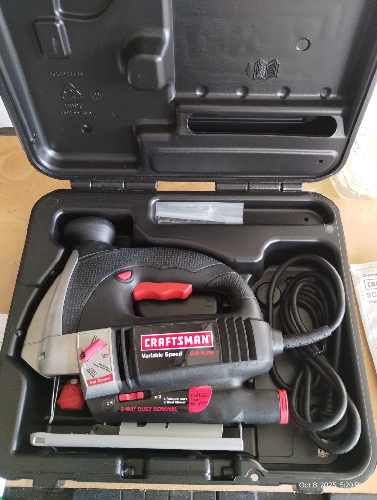 New Craftsman Scrolling Sabersaw