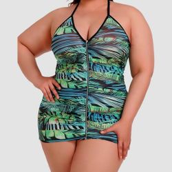 Ladies & Men's Story Mesh Coverup Swimsuit 