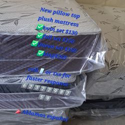 Queen Mattress Set  / Colchones Queen Set Con Su Box Spring 