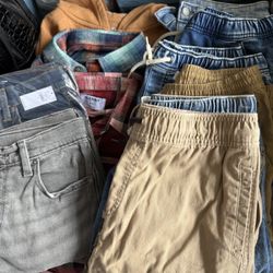 Boys size 14 Clothes - Jeans Flannels Shorts 