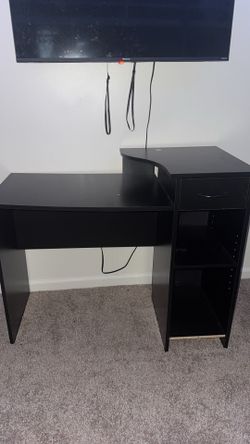 Black desk