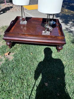 Mahogany Ralph Lauren Bohemian Cocktail Table