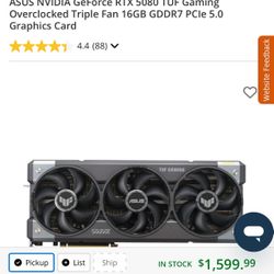 Selling Nvidia 5080 Asus Tuff