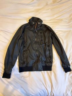 Great Condition (Size Medium) Men Superdry Moody Black Bomber Lite Jacket