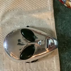 Alien Mask Hard Plastic With Elastic Band  Very Cool Looking