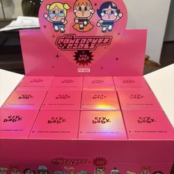 Pop Mart CryBaby x Powerpuff Girls Series Vinyl Figures Blind Box Whole Set 12 Pieces