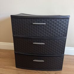 3 Drawer Plastic Container 