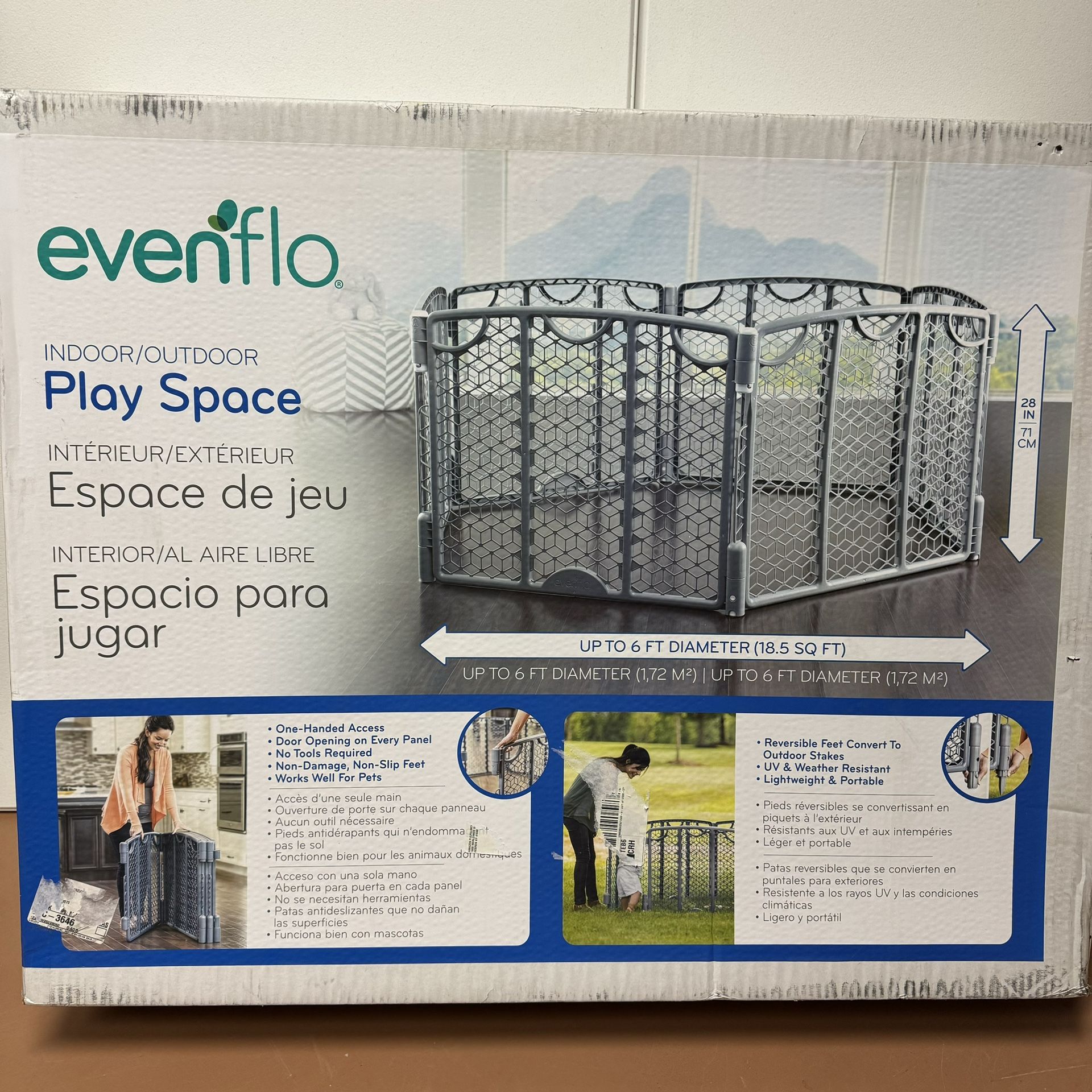 Evenflo Play Yard 6’