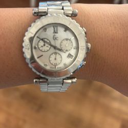 Women’s Silver Guess Collection Watch Swiss Made