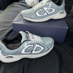 Christian Dior B30 Baby Blue/White SIZE 45