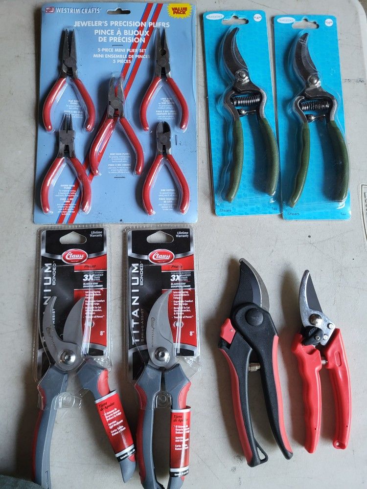 New Assorted Cutters And Pliers